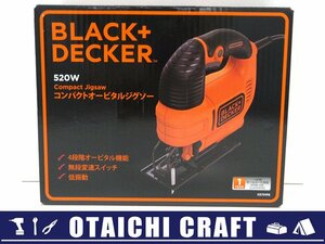 【未使用】BLACK＋DECKER(ブラックアンドデッカー) コンパクト オービタルジグソー KS701PE｜コード式【/D20179900030902D/】