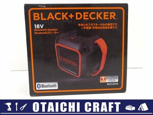 【未使用】BLACK＋DECKER(ブラックアンドデッカー) 18V Bluetoothスピーカー BDCSP18【/D20179900030899D/】