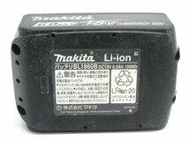 【中古】makita(マキタ) 純正 18V リチウムイオンバッテリー BL1860B 6.0Ah 急速充電対応｜充電回数72回【/D20179900027911D/】_画像6