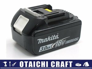 【中古】makita(マキタ) 純正 18V リチウムイオンバッテリー BL1830 3.0Ah｜充電回数132回【/D20179900027773D/】