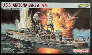 ドラゴン 1/700 アメリカ海軍戦艦 アリゾナ BB-39 1941 プレミアムエディション