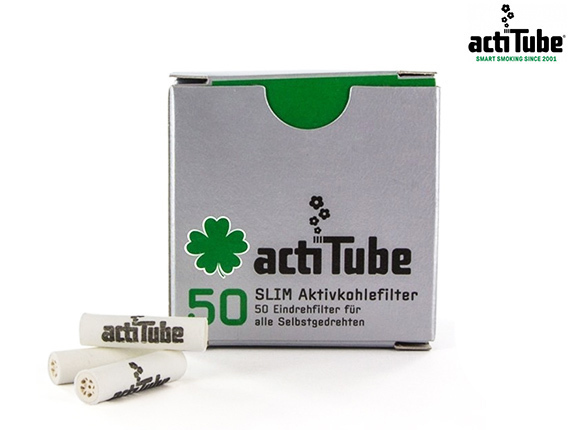 ACTITUBE アクティチューブ SLIM スリム 活性炭 フィルター ボング 巻紙 カンナビスカップ ハイタイムズ high times thc マリファナ 大麻