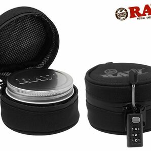 RAW 6oz ロウ スメルプル－フ コージー ジャー 鍵付き 保存容器 タバコ 巻紙 ローリングペーパー 防臭 ケース ボング マリファナ 大麻 thc