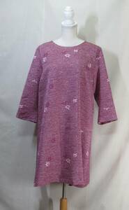 (A152)新春セール 着物リメイク ハンドメイド「ワンピース」正絹 紫