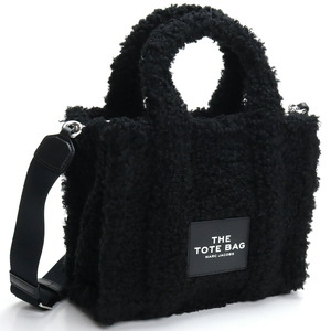 【新品 未使用】マークジェイコブス MARC JACOBS トートバッグ H012M06FA21 001 THE TEDDY MINI TOTE BAG 2way BLACK ブラック