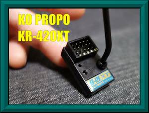 ★KO PROOP 受信機 KR-420XT 2.4GHz(ショートアンテナ) 中古★EX-NEXT タミヤ HUDY TRF420X BD12 2024 MTC2R TC10/3 INFINITY IF14-2 AXON