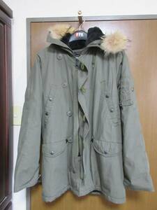 ALPHA INDUSTRIES アルファ Ｎ-3Ｂ　XL　カーキ　20143-219　