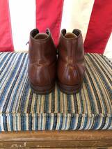 Alden Indyboots インディブーツ　ブラウン　シボ革　Size7 1/2 箱、付属品なし_画像8