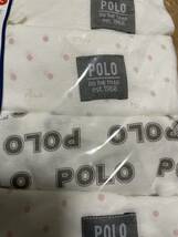 送料無料!! 新品未使用 POLO ポロ 50〜60 新生児肌着５点セット（短肌着3・コンビ肌着2）白/ピンク/グレー ベビーアンダーウェア 即決_画像4