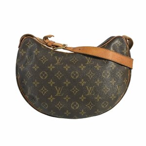 【1円～】ルイヴィトン LOUIS VUITTON バッグ ショルダーバッグ クロワッサンMM M51512 TH0076 モノグラム レザー ブラウン 中古