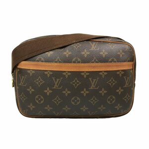 【1円～】ルイヴィトン LOUIS VUITTON バッグ ショルダーバッグ リポーターPM M45254 SP0011 モノグラム PVC レザー ブラウン 中古