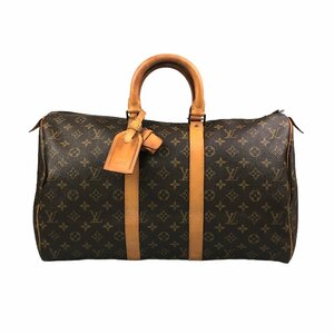 【1円～】ルイヴィトン LOUIS VUITTON バッグ ハンドバッグ ボストンバッグ モノグラム キーポル45 M41428 851SA ブラウン 中古