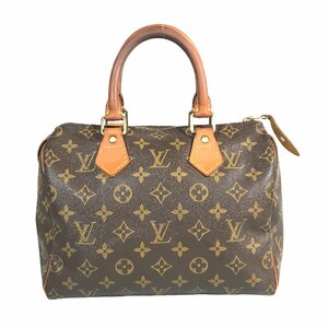 【1円～】ルイヴィトン LOUIS VUITTON バッグ ハンドバッグ ボストンバッグ モノグラム スピーディ25 M41528 SP0021 レザー ブラウン 中古