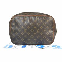 【1円～】ルイヴィトン LOUIS VUITTON バッグ ショルダーバッグ リポーターPM M45254 SP0917 モノグラム PVC レザー ブラウン 中古_画像4