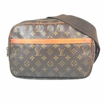 【1円～】ルイヴィトン LOUIS VUITTON バッグ ショルダーバッグ リポーターPM M45254 SP0917 モノグラム PVC レザー ブラウン 中古_画像1