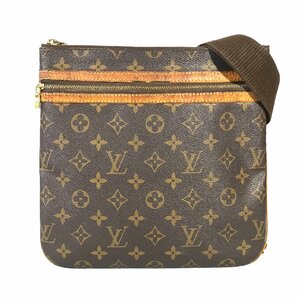 【1円～】ルイヴィトン LOUIS VUITTON バッグ ショルダーバッグ ポシェット ボスフォール M40044 MI1006 レザー PVC ブラウン 中古