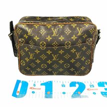 【1円～】ルイヴィトン Louis Vuitton バッグ ショルダーバッグ モノグラム ナイル ミグラトゥール M45244 ブラウン レザー 中古　_画像4