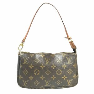 【1円～】ルイヴィトン LOUIS VUITTON バッグ ハンドバッグ ポシェット モノグラム アクセソワール M51980 AR1929 ブラウン 中古