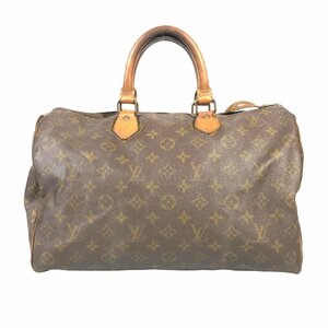 【1円～】ルイヴィトン LOUIS VUITTON バッグ ボストンバッグ ハンドバッグ スピーディ35 モノグラム M41524 レザー ブラウン 中古