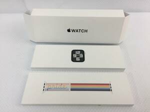 ifO552* 未開封 Apple Watch SE2 44mm GPSモデル MRW03J/A+MU9R3FE/A シルバーアルミニウムケース/プライドエディションスポーツルーフ