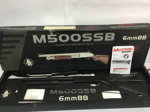 oqO750# ガスガン メーカー不明 M500SSB 46mps ※箱ダメージ有