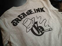 GREASE INK　オリジナル　ロングTシャツ　ロンT　TATTOO　バイカー　ハーレー　チョッパー　XLサイズ　グレー_画像4