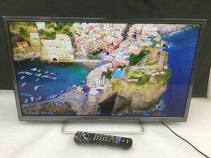 D180-160【通電動作確認済み】Panasonic パナソニック 32型 ハイビジョン 液晶テレビ TH-32ES500-S 18年製/n2qayb001165リモコン B-CAS付t