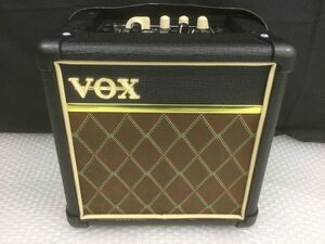 D314-100【通電のみ確認済み】VOX(ヴォックス)モデリングギターアンプ MINI5 Rhythm MINI5-RM ミニアンプ 813054 ボックス 音響機器