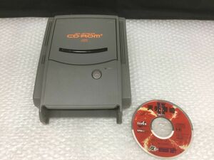 D334-60【希少】NEC PCE PCエンジン SUPER CD-ROM2 PI-CD1 本体のみ 日本電気 パーツ取り/ソフト 天外魔境2付きt