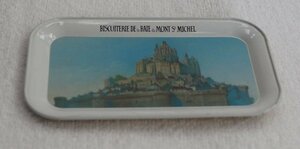 MONT SAINT MICHEL 小さな金属皿 中古