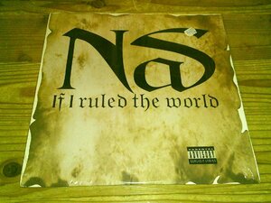 12’LP：NAS IF RULED THE WORLD ナズ：US盤：シュリンク付