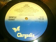 LP：GENTLE GIANT GIANT FOR DAY ジェントル・ジャイアント：お面付き：UK盤_画像2