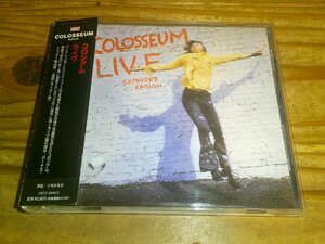 CD：COLOSSEUM LIVE ライヴ コロシアム：帯付：ボーナストラック1曲付き