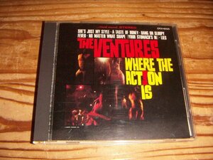 CD：THE VENTURES WHERE THE ACTION IS ベンチャーズ アクション
