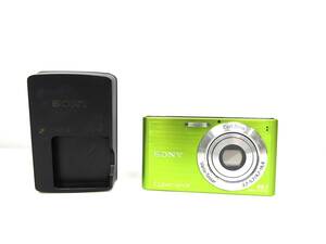 SONY Stedy Shoto DSC-W320 14.1 MEGA PIXELS バッテリー カメラ Camera ソニー サイバーショット グリーン デジカメ 中古品