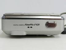フジフイルム ファインピクス FUJIFILM DIGIAL CAMERA FinePix F420 コンパクトデジタルカメラ シルバー 通電 動作 確認済み kd_画像6