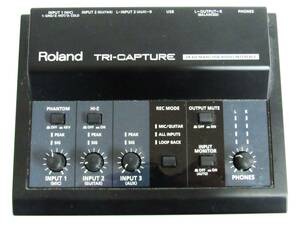 ローランド ROLAND TRI-CAPTURE UA-33 オーディオ インターフェース 24-bit 96kHz USB AUDIO INTERFACE ジャンク品 現状渡し kd