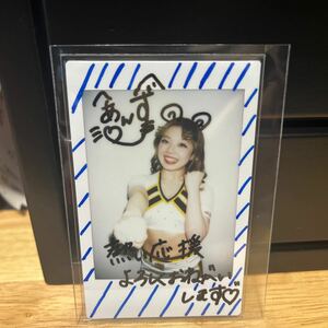 BBM 2022 チアリーダー　チェキ　サイン入り　anzu タイガース　阪神