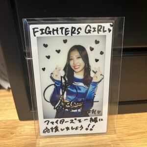 BBM 2022 チアリーダー　チェキ　サイン入り　伊東愛美　ファイターズガール　キツネダンス