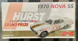 GMP 1:18 1970 シボレー ノヴァ Chevrolet Nova SS 54th International 500 Mile Sweepstakes Hurst Performance