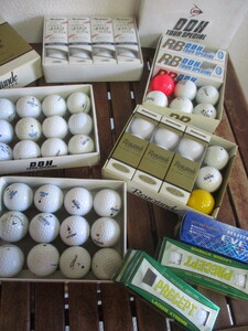 ■ゴルフボール 色々 68 個　ダンロップ/ブリジストン 他　新品・中古