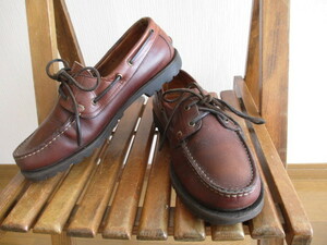 ■Paraboot パラブーツ マロ MALO AMERICA モカシンシューズ UK8 ブラウン