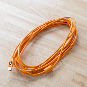 TetherTools TetherPro USB 2.0 A Male to Micro-B 5-pin 15' (4.6m) ORG CU5430ORG／テザー撮影用ケーブル