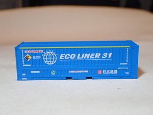 美品 TOMIX 3170 私有 U47A-38000形コンテナ(日本通運・青色塗装) 1個 エコレールマーク付 Nゲージ 貨物列車