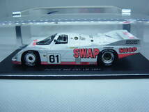 送料350円～ spark 1/43 Porsche 962 ESCORT LM 1984 #61 M.Ferte/E.Doren/P.Henn ポルシェ ル・マン Le Mans_画像2