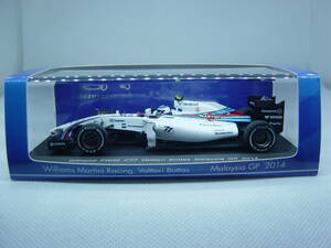 送料350円～ spark 鈴鹿サーキット別注 1/43 Williams FW36 Malaysia GP 2014 V.Bottas ウィリアムズ ボッタス マレーシアGP MARTINI 