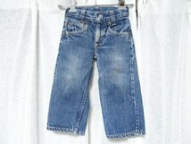 希少 ビンテージ Levis 302-0117 キッズ 子供用 W18 L13 ジーンズ デニム TALON レトロ 当時物_画像1