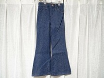 新品 70年代 ビンテージ USA製 WRANGLER ラングラー BIG BELL JEANS デニム ベルボトム ジーンズ 25×28 レトロ 昭和 当時物_画像2