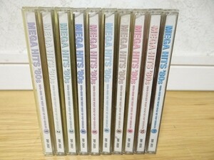 中古 メガヒッツ MEGA HITS '80s 1978-1989 THE VERY BEST OF POP SINGLES CD10枚セット 洋楽 オムニバス