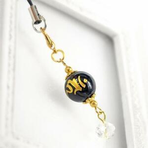  natural stone onyx . character strap (. year * immovable Akira . car n)1 point (s-8-2-kan)